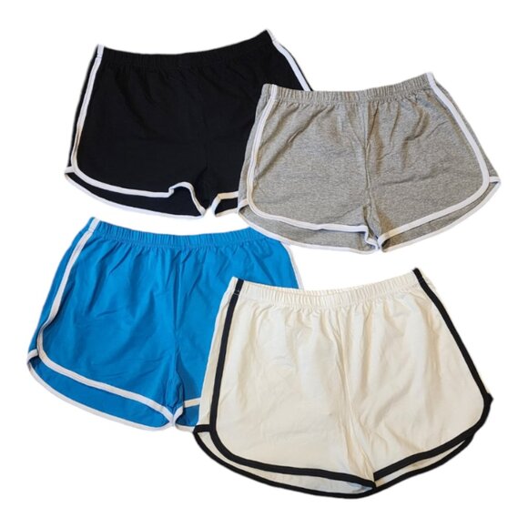 NWT 4-Pack Women's Cotton Athletic Shorts Size: Large - Picture 2 of 8